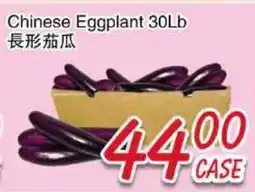 Foody Mart Chinese Eggplant 30Lb offer