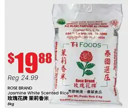 Btrust Supermarket ROSE BRAND Jasmine White Scented Rice offer