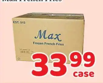 Fresh Value Max French Fries offer
