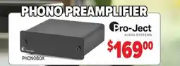 2001 Audio Video PHONOBOX PHONO PREAMPLIFIER Pro-Ject AUDIO SYSTEMS offer