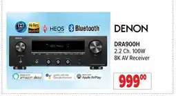 2001 Audio Video DRA900H DENON 2.2 Ch. 100W 8K AV Receiver offer