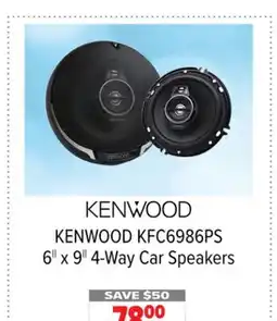 2001 Audio Video KENWOOD KFC6986PS 6|| x 9|| 4-Way Car Speakers offer