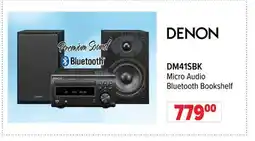 2001 Audio Video DM41SBK DENON Micro Audio Bluetooth Bookshelf offer