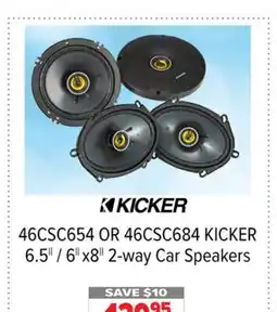 2001 Audio Video 46CSC654 - CAR SPEAKERS 6.5 COAXIAL offer