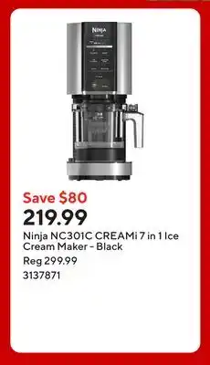 Staples Ninja NC301C CREAMi 7 in 1 Ice Cream Maker - Black offer