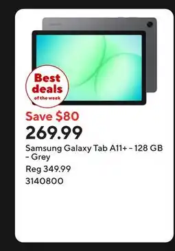Staples Samsung Galaxy Tab A11+ - 128 GB - Grey offer