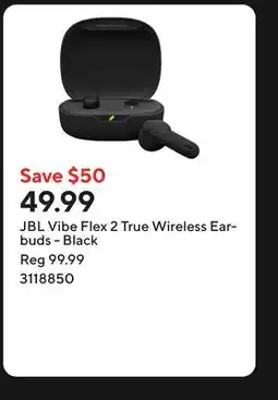 Staples JBL Vibe Flex 2 True Wireless Earbuds - Black offer
