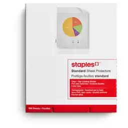 Staples Staples Letter Size Clear Sheet Protectors offer
