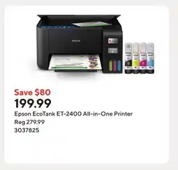 Staples Epson EcoTank ET-2400 All-in-One Printer offer