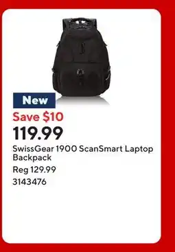 Staples SwissGear 1900 ScanSmart Laptop Backpack offer