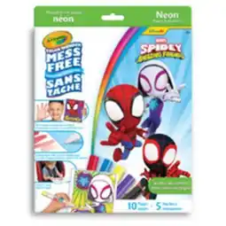Staples Crayola Colour Wonder Mess-Free Metallic Paper & Markers Kit - Spidey & Friends offer