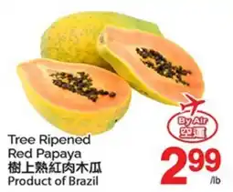 T&T Supermarket TREE RIPENED RED PAPAYA offer