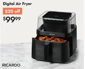 Linen Chest Ricardo Digital Air Fryer offer