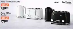 Linen Chest VerGroma Retro Slim Electric Kettle offer