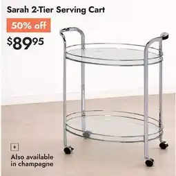 Linen Chest Sarah 2-Tier Serving Cart offer