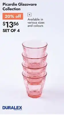 Linen Chest Picardie Glassware Collection offer