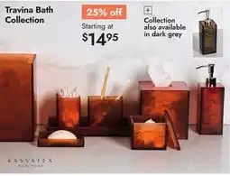 Linen Chest Travina Bath Collection offer