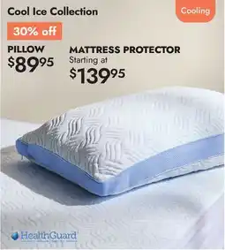 Linen Chest Healthguard Cool Ice Pillow Collection offer