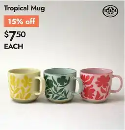 Linen Chest Tropical Mug offer