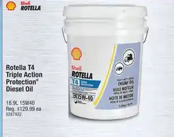 PartSource Rotella T4 Triple Action Protection Diesel Oil offer