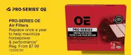 PartSource PRO-SERIES OE Air Fillers offer