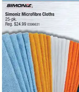 PartSource Simoniz Microfibre Cloths offer