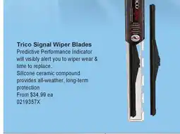 PartSource Trico Signal Wiper Blades offer
