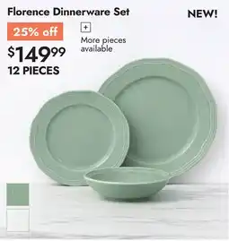 Linen Chest Florence Dinnerware Set offer
