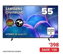 Visions Electronics SAMSUNG 55 Crystal UHD U7900FF 4K Smart TV offer