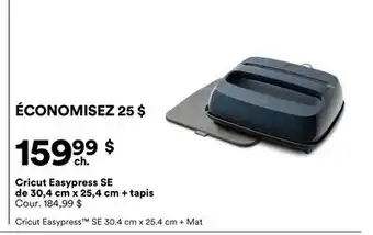 Michaels Cricut Easypress SE de 30,4 cm x 25,4 cm + tapis offer