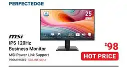 Visions Electronics MSI IPS 120Hz Business Monitor offer