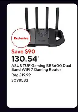 Staples ASUS TUF Gaming BE3600 Dual Band WiFi 7 Gaming Router offer