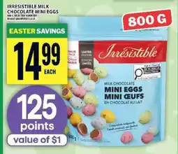 Food Basics Irresistible Milk Chocolate Mini Eggs offer