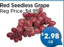 Blue Sky Supermarket Red Seedless Grape offer