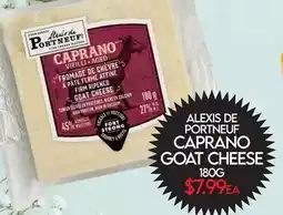 Fiesta Farms ALEXIS DE PORTNEUF CAPRANO GOAT CHEESE offer