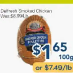 Oceans Fresh Food Market Delfresh Smoked Chicken offer