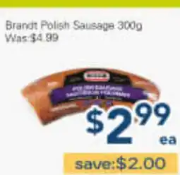 Oceans Fresh Food Market Brandt Polish Sausage offer