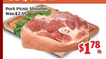 Top Food Supermarket Pork Picnic Shoulder offer