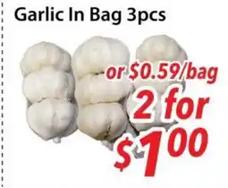 Bestco Food Mart Garlic In Bag 3pcs offer