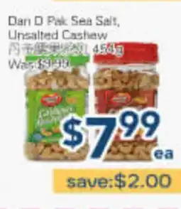 Oceans Fresh Food Market Dan D Pak Sea Salt, Unsalted Cashew offer