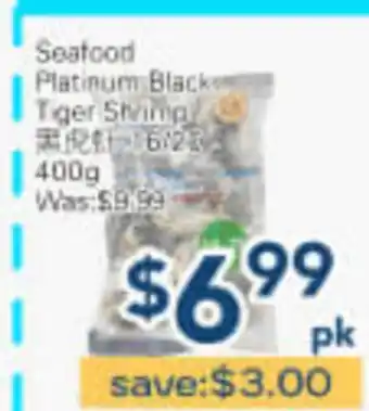 Oceans Fresh Food Market Seafood Platinum Black Tiger Shrimp offer