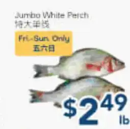 Oceans Fresh Food Market Jumbo White Perch offer