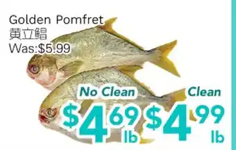 Ample Food Market Golden Pomfret offer