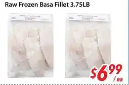 Bestco Food Mart Raw Frozen Basa Fillet 3.75LB offer