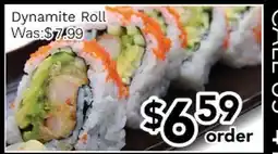 Ample Food Market Dynamite Roll offer
