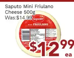 Ample Food Market Saputo Mini Friulano Cheese offer