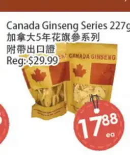Fresh Palace Supermarket Canada Ginseng Series offer