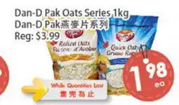 Fresh Palace Supermarket Dan-D Pak Oats Series offer