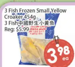 Fresh Palace Supermarket 3 Fish Frozen Small Yellow Croaker offer