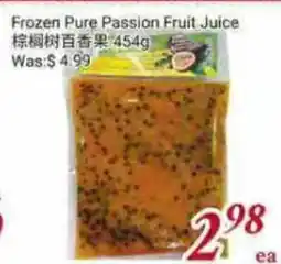 Tone Tai Supermarket Frozen Pure Passion Fruit Juice offer